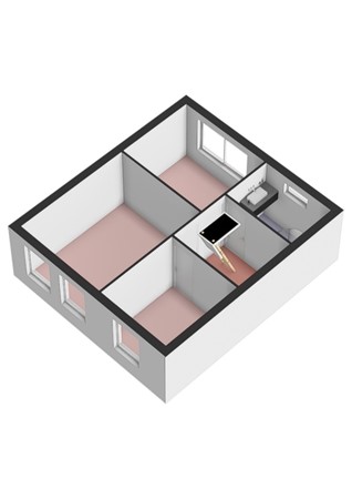 Floorplan - Jacob Reviusstraat 8, 7038 AT Zeddam
